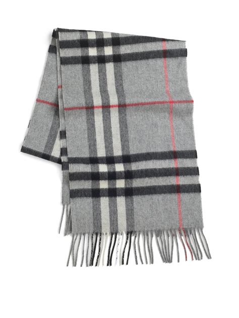 grey Burberry scarf